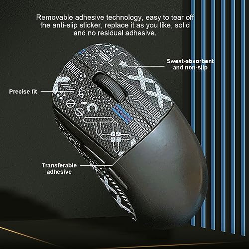 ZORBES® Mouse Grip Tape for G PRO X Superlight Anti-Slip Sweat Resistant Easy to Use Self-Adhesive Design Pre-Cut Professional Mice Upgrade Kit Black 2PCS ZORBES® Mouse Grip Tape for G PRO X Superlight Anti-Slip Sweat Resistant Easy to Use Self-Adhesive Design Pre-Cut Professional Mice Upgrade Kit Black 2PCS